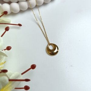 Oval Hollow Necklace