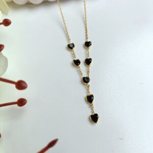 Black Heart Necklace