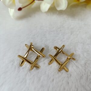 Hash Stud Earring