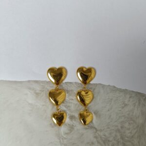 Heart Drop Earring